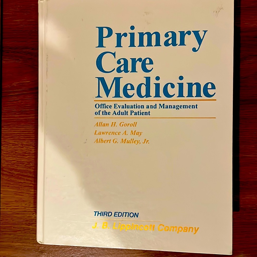Primary Care Medicine third edition
